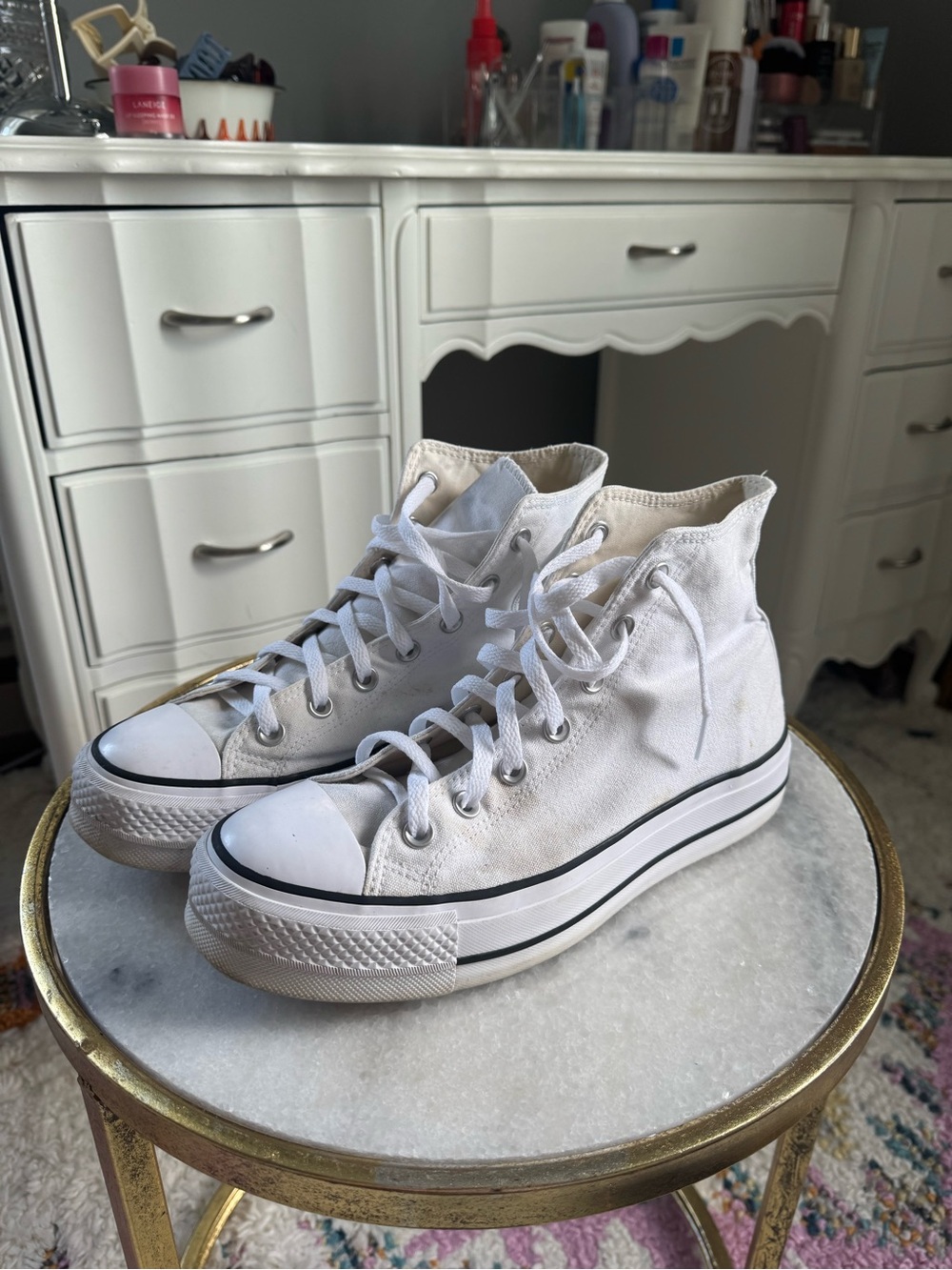 Converse White High-Tops